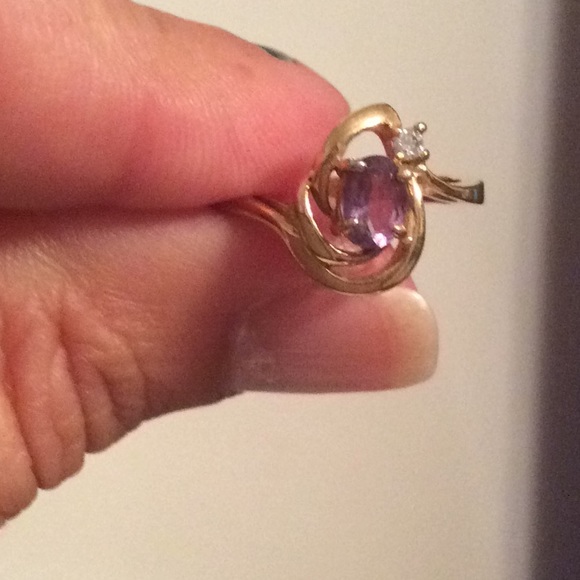 2 rings Amethyst stone Rings - Picture 7 of 15